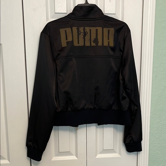 Puma Black Bomber Jacket - Picture 6 of 8
